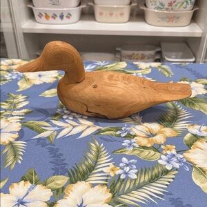 Handcrafted Wooden Duck Decoy